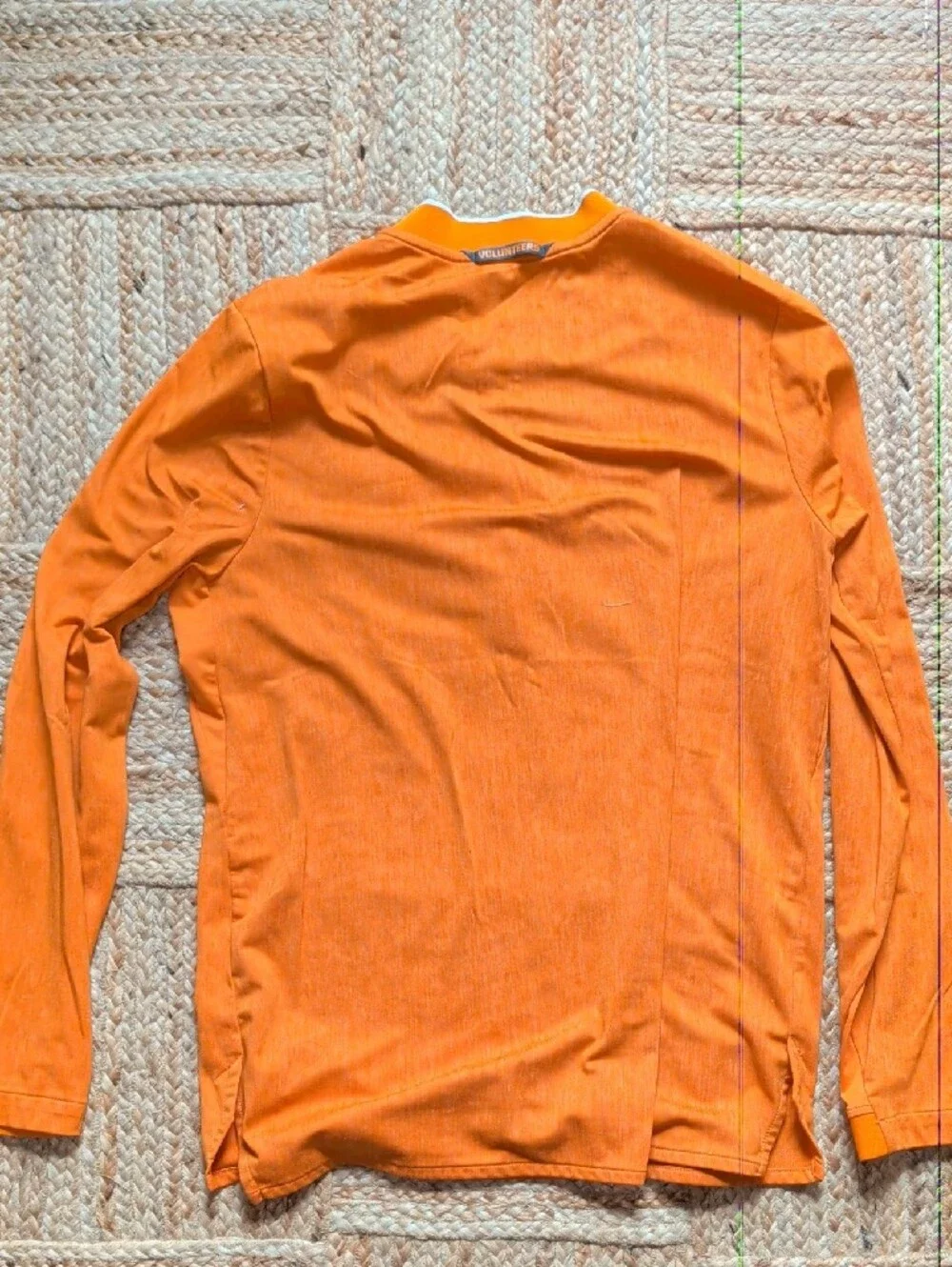 Nike Orange Long Sleeve Pullover with T Logo
